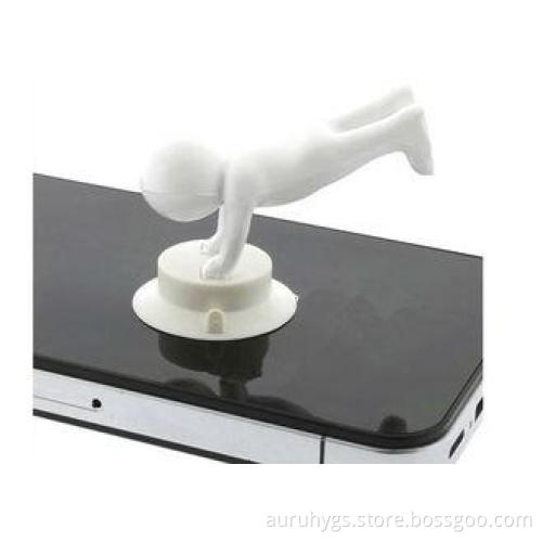 3D Standing Man Plastic Phone Holder , Universal Phone Hold
